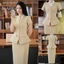 MINELEGÁNCE | ÁO VEST & CHÂN VÁY CHỮ A THANH LỊCH, SANG TRỌNG - MIN704