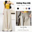 Quần linen giả váy chất đũi tơ thiết kế cạp nhúm hàng 2 lớp_Xưởng May ANJ