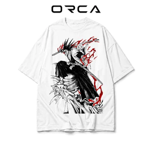 Áo thun Orca in hình Zaraki Kenpachi Bleach - Vải Cotton cao cấp - ORCA531