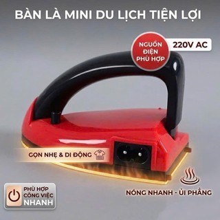 Bàn Ủi Khô Mini Cầm Tay Du Lịch Cao Cấp Gấp Gọn Tiện Lợi | Bàn Là Mini Ủi Quần Áo Nhanh