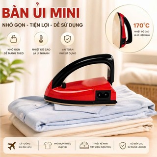 Bàn Ủi Khô Mini Cầm Tay Du Lịch Cao Cấp Gấp Gọn Tiện Lợi | Bàn Là Mini Ủi Quần Áo Nhanh