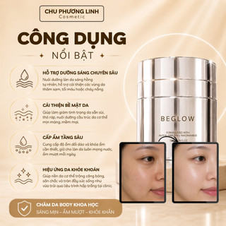 Kem Ủ Trắng Meso GLASSGLOW NIGHT CREAM 50g MP1536 - Nâng Tông Nuôi Dưỡng Da Căng Bóng, Đều Màu Cao Cấp