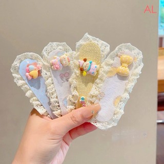 Set 2 miếng dán tóc mái nhiều hoạ tiết đính charm cutie