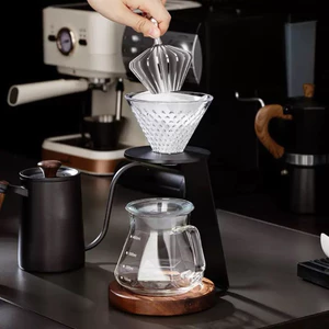 Dụng cụ ép giấy lọc V60 - Khắc CNC cao cấp ( Hãng Coffee time )