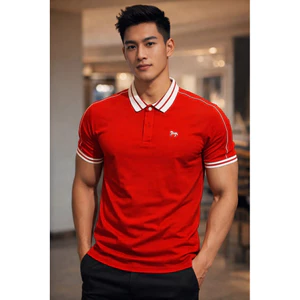 Áo thun Polo vải poly thêu ngựa loé vai sang trọng lịch lãm - POLO SYS