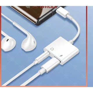 Jack chia Type C ra tai nghe 3.5 và sạc, adapter 2 trong 1, sạc nhanh PD, chip DAC, có mic - CCDC