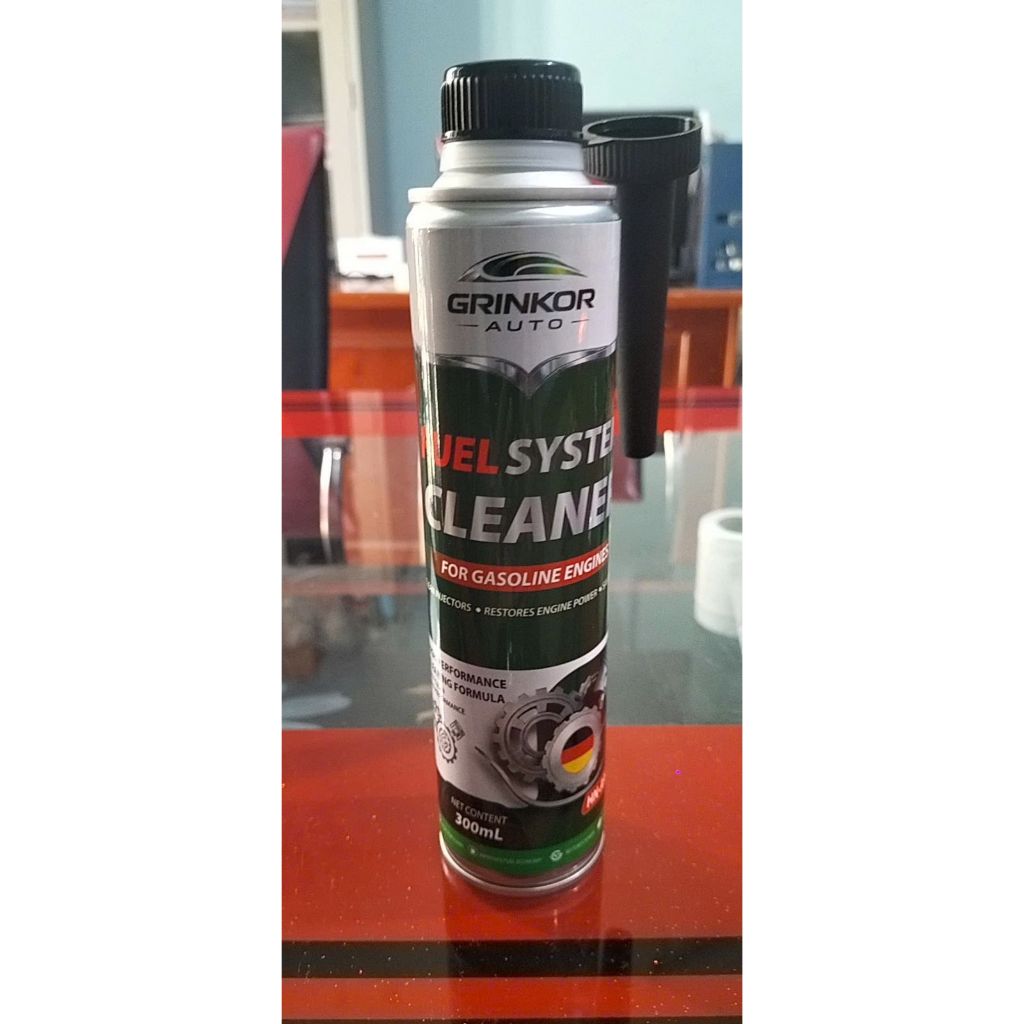 Phụ Gia Vệ Sinh Kim Phun Buồng Đốt Động Cơ Xăng E10 Grinkor Auto 300ml Giảm Khói Đen Hỗ Trợ Phục Hồi Hiệu Suất