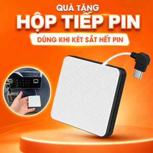 Hộp Tiếp Pin Cho Két Sắt Việt Tiệp Chính Hãng Vân Tay Thông Minh Chống Cháy Đựng Tiền Gia Đình