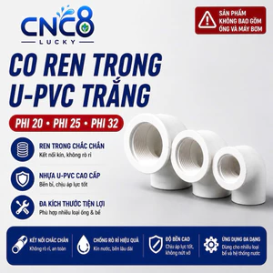 Co ren trong u-pvc trắng phi 20/25/32