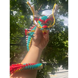 Mô Mô Hình in 3D Rồng Khớp Nối Linh Hoạt, Rồng Dài 55cm Trang Trí Bàn Làm Việc, Đồ Chơi Sưu Tầm, In Từ Nhựa Sinh Học PL