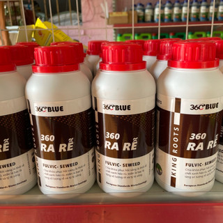 Phân bón ra rễ 360 King Roots chuyên kích dưỡng rễ, hỗ trợ cải tạo đất - Chai 500ml - pha 400 lít nước