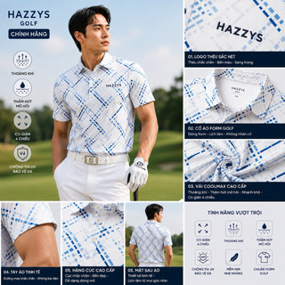 ÁO POLO GOLF (50-130kg) ma 387NAM CAO CẤP – CO GIÃN 4 CHIỀU, THOÁNG KHÍ, CHUẨN FORM GOLF