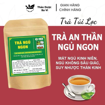 Trà An Thần Ngủ Ngon túi lọc - Mất ngủ kinh niên, ngủ không sâu giấc, mệt mỏi, hoa mắt chóng mặt, lo âu stress