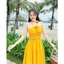 Set váy đi biển chất voan tơ có mút cổ yếm dáng váy dài xòe tiểu thư mẫu mã xinh xắn nhẹ nhàng dễ thương💃💃 ✔️