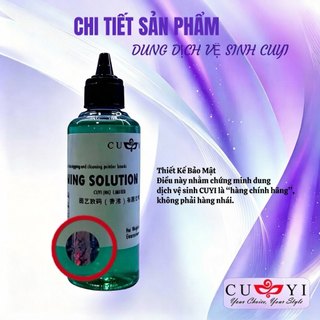 CUYI Dung dịch vệ sinh đầu in 100ml (kèm ống tiêm) – thông tắc, dùng mọi máy in phun, an toàn