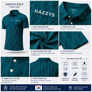 Áo Golf Nam Cao Cấp Form Chuẩn Golf Co Giãn 4 Chiều Thoáng Khí Thấm Hút Mồ Hôi Chống UV mã 547