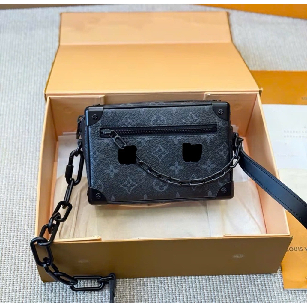 ⚡️[Hight Quality] Túi Đeo Chéo Nam Nữ \/ Mono Đen Full Box - Điểm Nhấn Hoa Đen Phối Cao Cấp