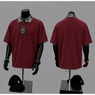 [DEAL MỞ BÁN] Áo Polo Nam Tantier Trơn Phối Cổ Kẻ Classic, Chất Cotton Gai Cao Cấp, Dày Dặn | TANTIER - TA32