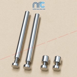 (Combo 5 Bộ) Bộ Ốc Inox Chân Khung Ảnh Mica (Loại Chân Trụ), Bộ Ốc Chân Kính 6x65xM4 - Lỗi 1 đổi 1