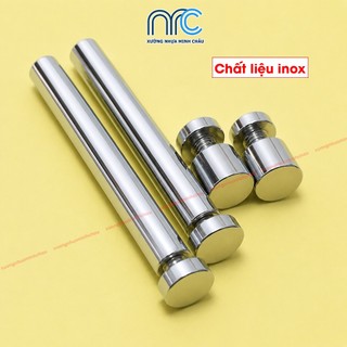 (Combo 5 Bộ) Bộ Ốc Inox Chân Khung Ảnh Mica (Loại Chân Trụ), Bộ Ốc Chân Kính 6x65xM4 - Lỗi 1 đổi 1