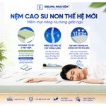 Nệm cao su non Trung Nguyên, Foam cao su non thế hệ mới kết hợp memory foam cao cấp Bảo Hành 15 năm — ảnh 6