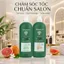 Cặp Dầu Gội Xả Biotin Bưởi 1000ml Giúp giảm rụng, phục hồi tóc hư tổn