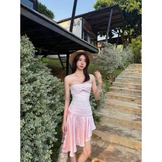 Chân váy lụa xanh tiffany, chân váy lụa dáng lửng vạt chéo lụa cao cấp EG-08