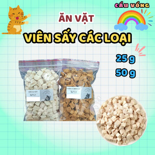 [Hỏa Tốc] Viên sấy khô cho chó mèo - Túi 25g / 50g / 100g