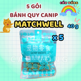 [Hỏa Tốc] 5 gói Bánh quy cỏ mèo Catnip cho mèo - Gói 40g