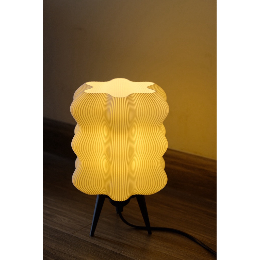 Đèn Ngủ Decor WAVY LAMP | MIE LIGHT - Đèn In 3D Thiết Kế Sóng Lượn Cao Cấp, Ánh Sáng Vàng Ấm Hiện Đại