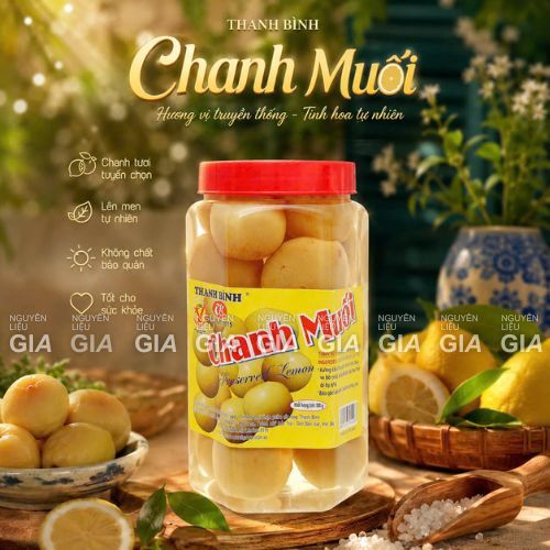 Chanh muối trái Thanh Bình hũ 850g