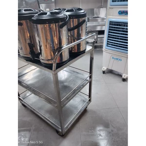 Xe đẩy chở đồ ăn 2 tầng.3 tầng nhỏ gọn