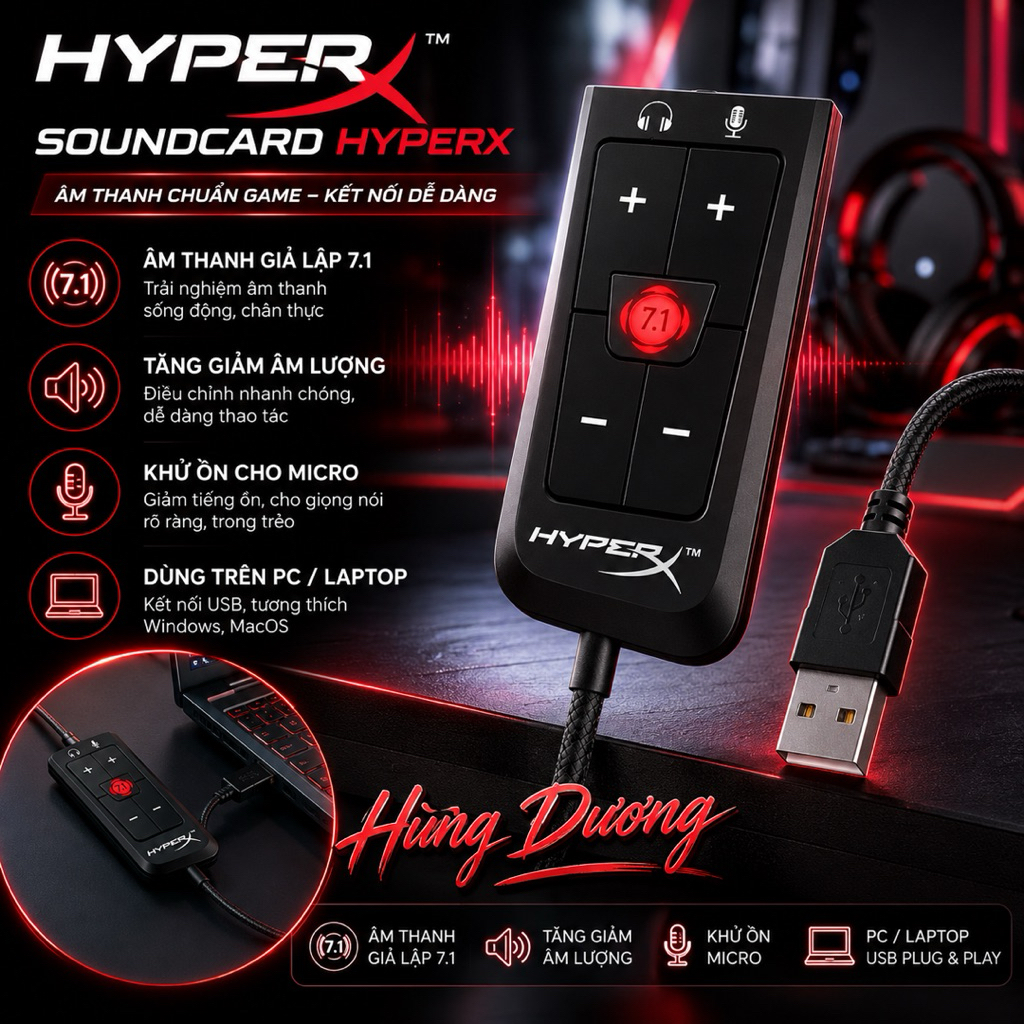 soundcard hyperx - Giá Tốt, Sale Tháng 07, Freeship 0Đ | Shopee Việt Nam