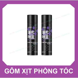 Gôm xịt phồng tóc ginbi đen chính hãng
