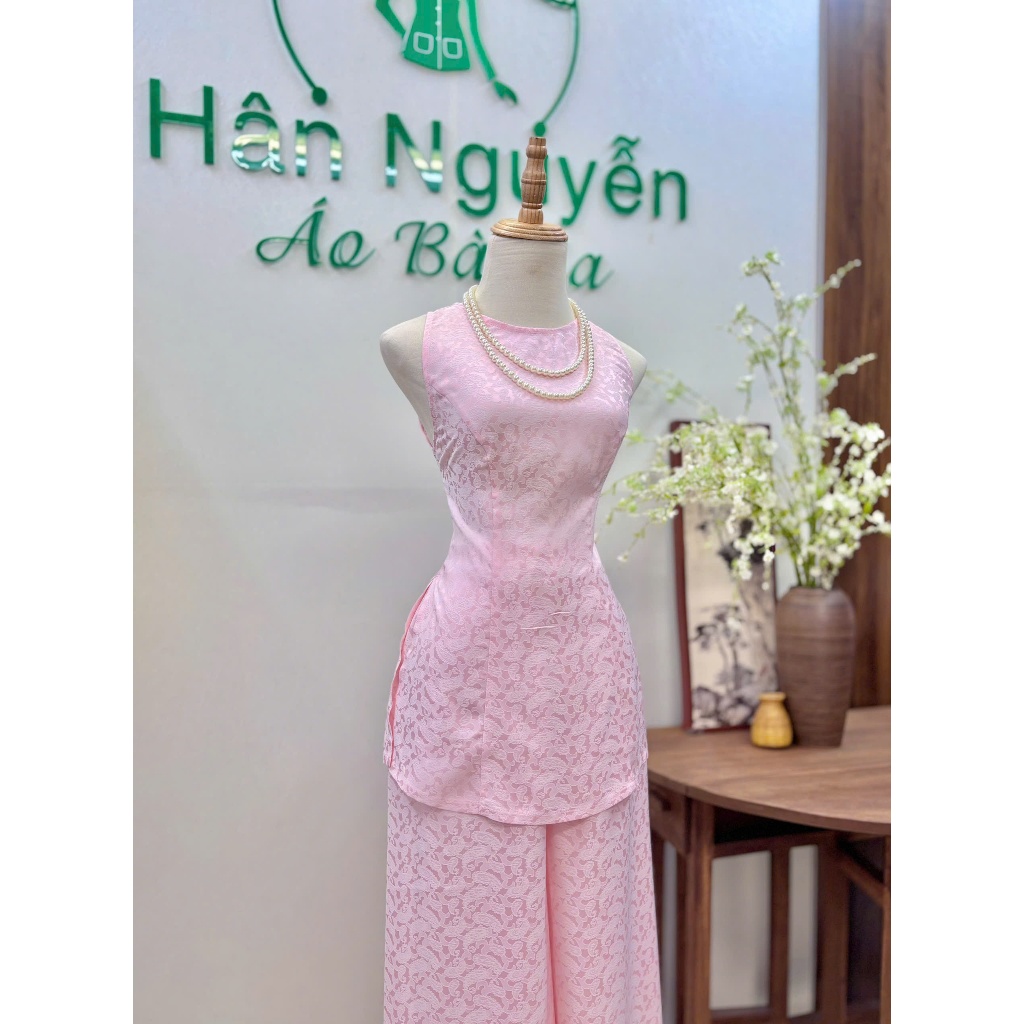 B.A204 - Set GấM MùA Hè HọA TiếT Ánh LôNg CôNg ( QuẦn LưNg ThUn CùNg ChẤt )