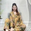 Mango Đồ Bộ Pyjama Viền Lé Tay Dài Quần Dài Lụa Cao Cấp Size 45-69kg