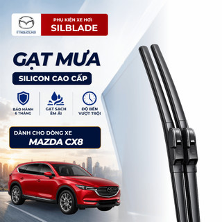 Gạt mưa ô tô Mazda CX8 lưỡi gạt cao su Nhật Bản phủ Graphene bảo hành điện tử