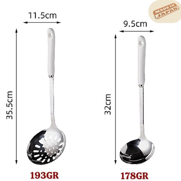Muôi cơm xẻng chiên rán Japan Inox gốm sứ cao cấp kháng khuẩn hàng nhập bãi Japan chưa sử dụng