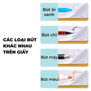 Vở Kẻ Ngang 80/120 Trang BST NƠ CLASSMATE Bìa Dày Chống Nước Giấy Tráng Keo 100gsm Không Thấm Nhòe, Chống Lóa