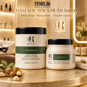 Kem Hấp Dầu Ủ Xả Tóc RR Line Real Macadamia 500ml - 1000ml Hỗ Trợ Phục Hồi Tóc Khô Xơ,Dưỡng Mềm Mượt