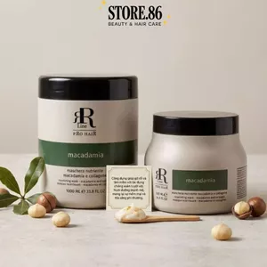 Hấp dầu ủ tóc RR Line Real Macadamia 500ml giúp hỗ trợ phục hồi tóc, giúp giảm rụng tóc