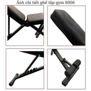 Ghế Tập Gym Gấp Gọn Tại Nhà KB8006 Điều Chỉnh Đa Năng Chịu Tải 200kg Đại Nam Sport