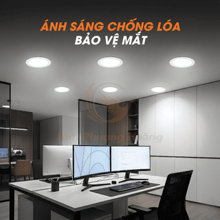 Đèn LED Âm Trần Siêu Mỏng Vỏ Nhôm 9W-12W-18W-24W Chống Côn Trùng Bảo Hành 2 Năm Tiết Kiệm Điện