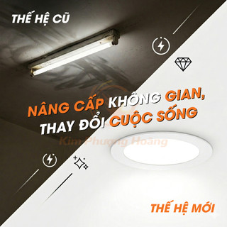Đèn LED Âm Trần Siêu Mỏng Vỏ Nhôm 9W-12W-18W-24W Chống Côn Trùng Bảo Hành 2 Năm Tiết Kiệm Điện