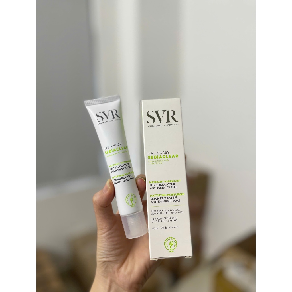 Kem dưỡng SVR SEBIACLEAR ACTIVE GEL/ MAT + PORES/ Hydra Sebiaclear/ Cicavit+ 40ml