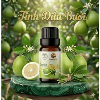 Tinh Dầu Bưởi Nguyên chất OCOP Hương Hồi Long 10ml - Kích thích mọc tóc, Khử mùi, thư giãn