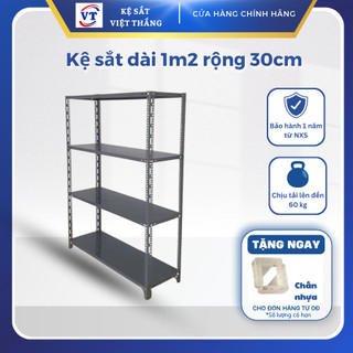 Kệ Sắt Đa Năng: Dài 1,2m x Rộng 30 cm x Cao 0,6m-1m-1m2-1m5-1m8-2m x 2,3,4,5 tầng