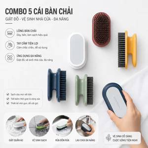 Combo 5 Bàn Chải Cước Có Tay Cầm - HAPPYHOUSE