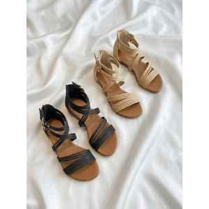 Giày sandal chiến binh boho quai ngang XIANGLV basic sang trọng 1.5cm, sandal nữ, giày dây LAL138- Laylalay.