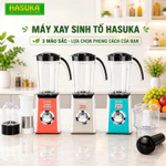 Máy xay sinh tố HASUKA HSK-726 3 cối đa năng, máy xay sinh tố xay đồ khô lưỡi dao inox sắc bén- BH 1 năm — ảnh 2